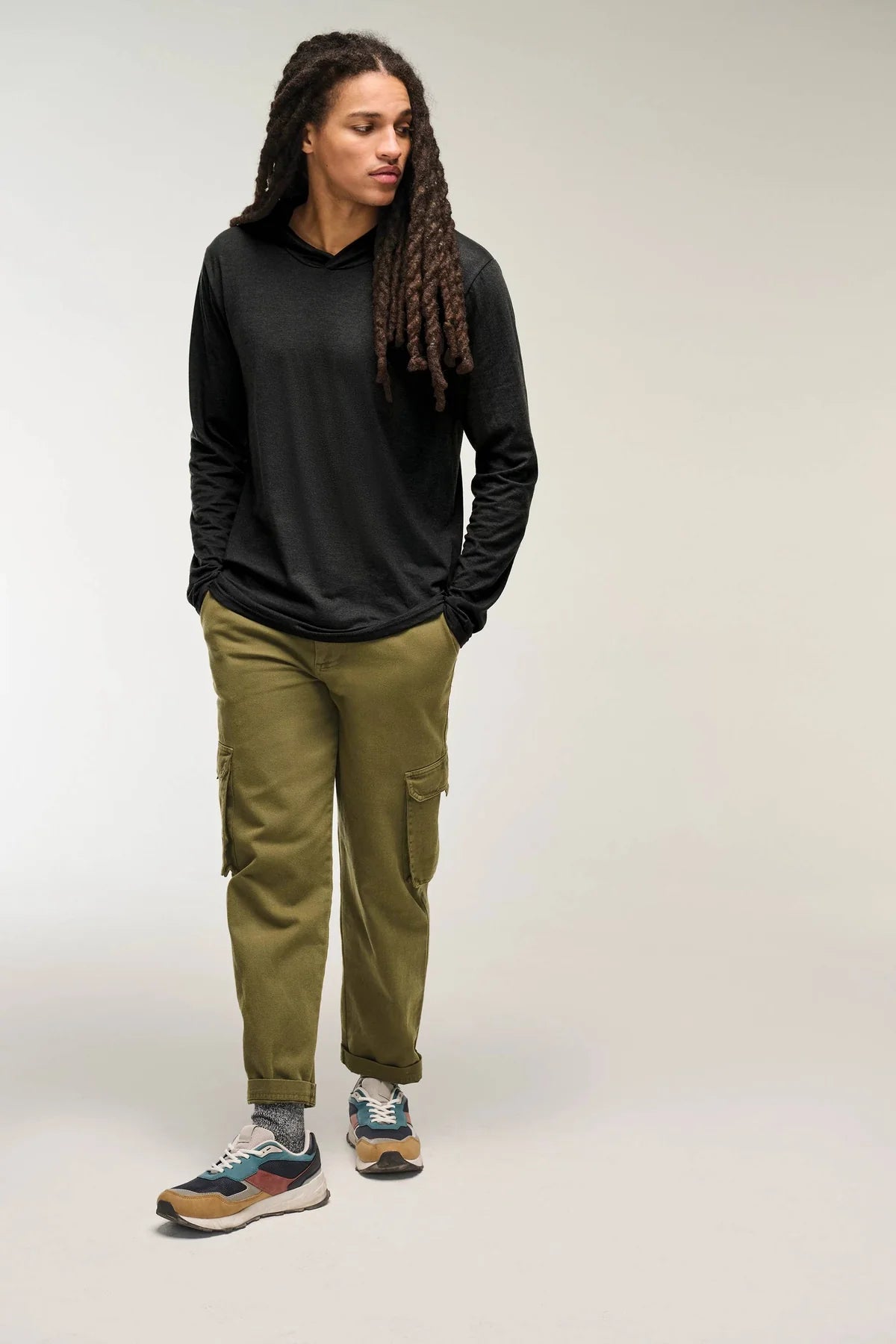 District Perfect Tri Long Sleeve Hoodie