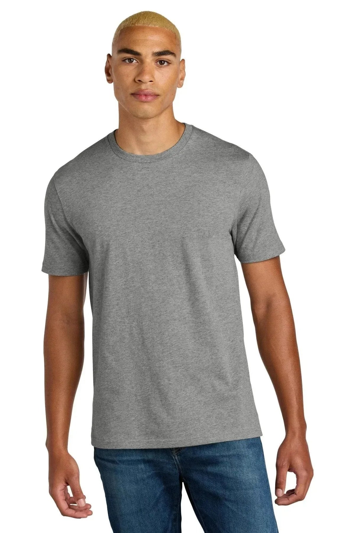 District Perfect Weight Icon Tee with custom logo embroidery