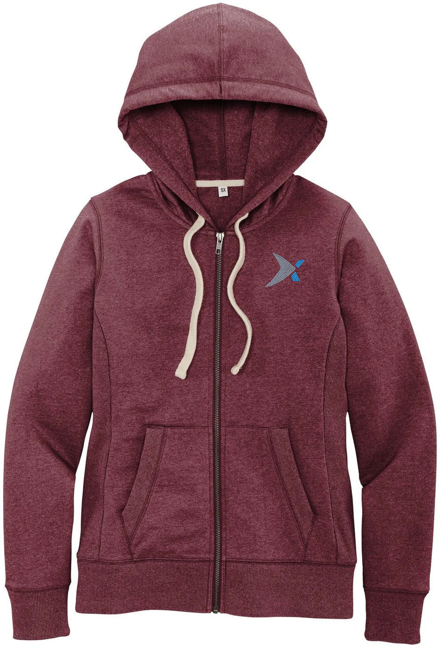 District Women's Re-Fleece Full-Zip Hoodie
