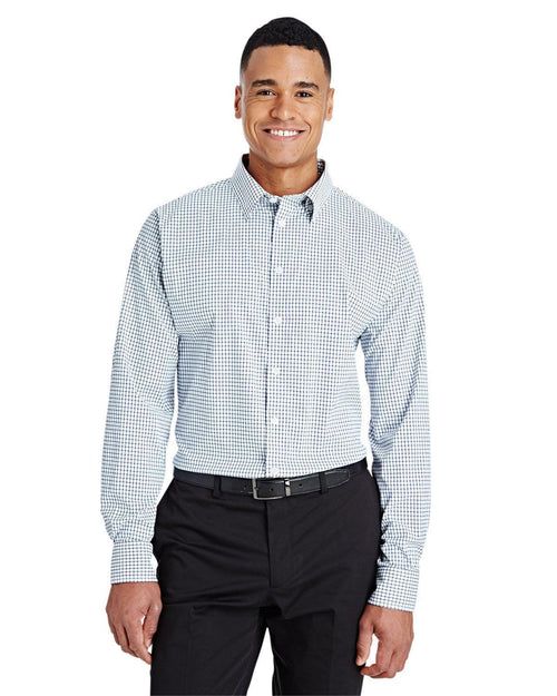 Devon & Jones CrownLux Performance Micro Windowpane Shirt