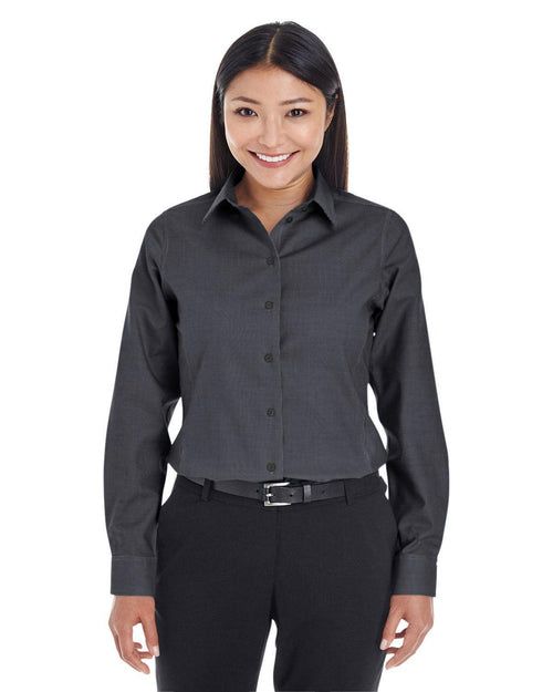 Devon & Jones Ladies Crown Woven Royal Dobby Shirt