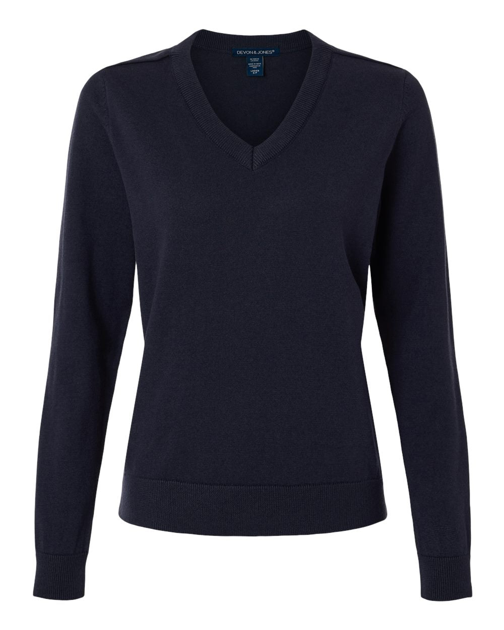 Devon & Jones Women's New Classics V-Neck Sweater