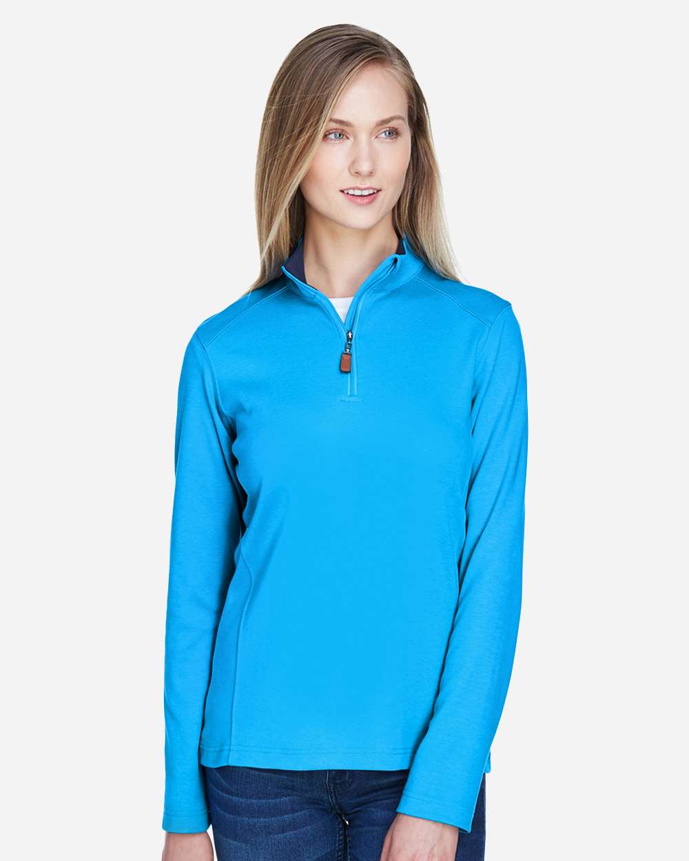 Devon & Jones Women's DRYTEC20 Performance Quarter-Zip Pullover