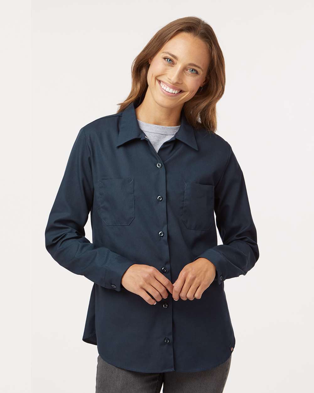 Dickies Women's Long Sleeve Industrial Work Shirt