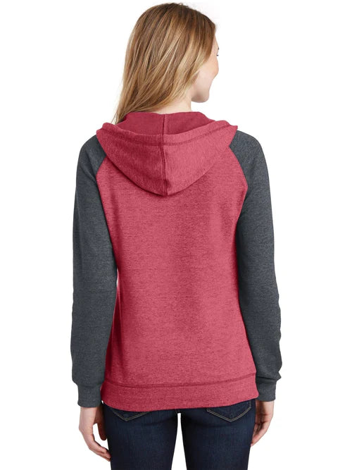 District Women’s Lightweight Fleece Raglan Hoodie