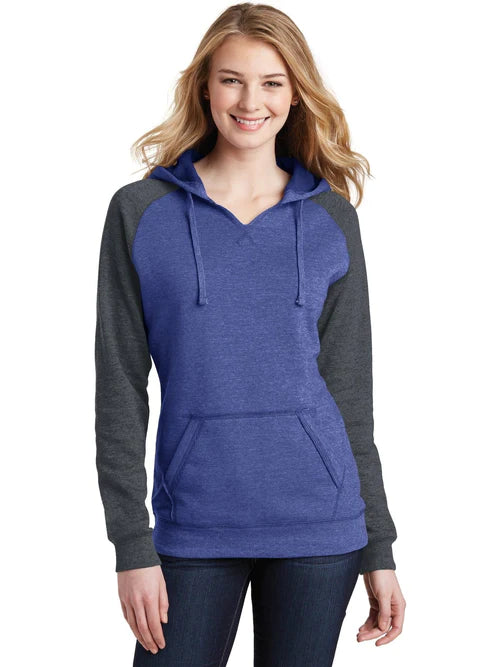 District Women’s Lightweight Fleece Raglan Hoodie