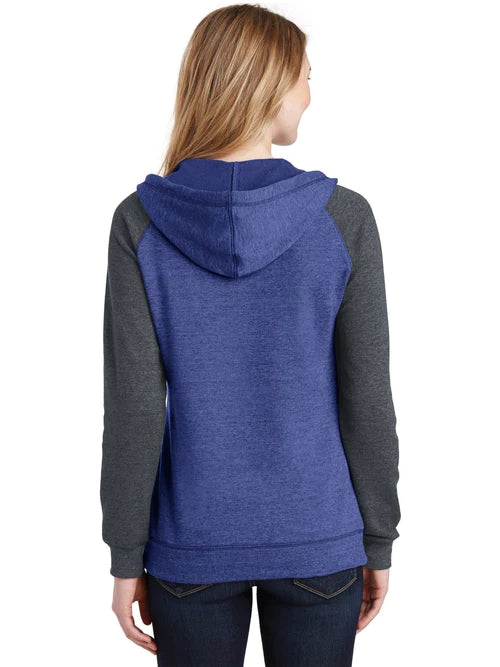 District Women’s Lightweight Fleece Raglan Hoodie