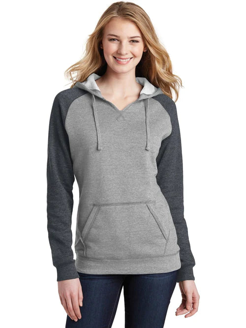 District Women’s Lightweight Fleece Raglan Hoodie