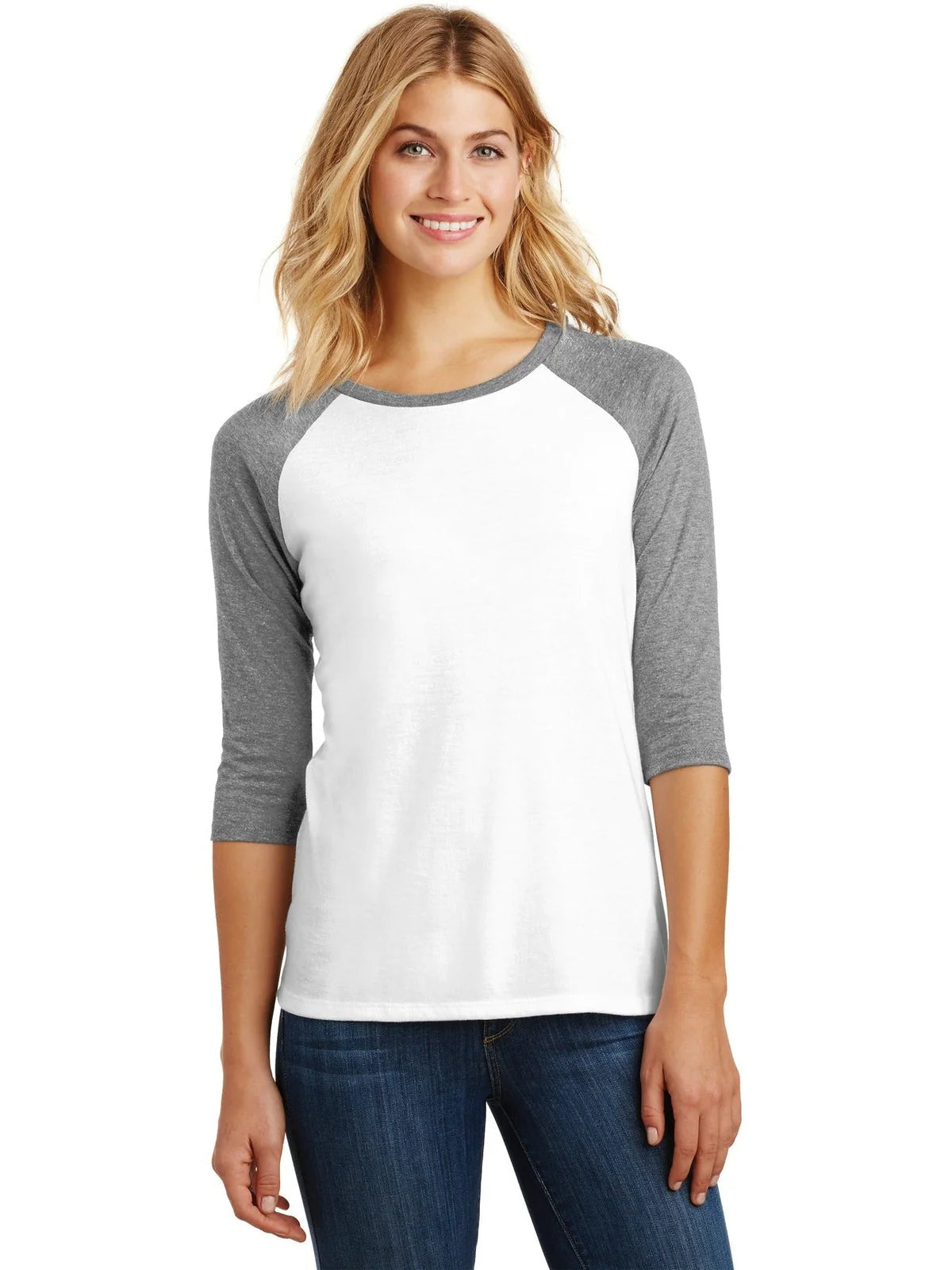 District Women’s Perfect Tri 3/4-Sleeve Raglan