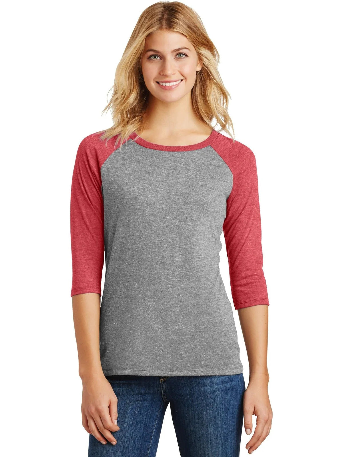 District Women’s Perfect Tri 3/4-Sleeve Raglan