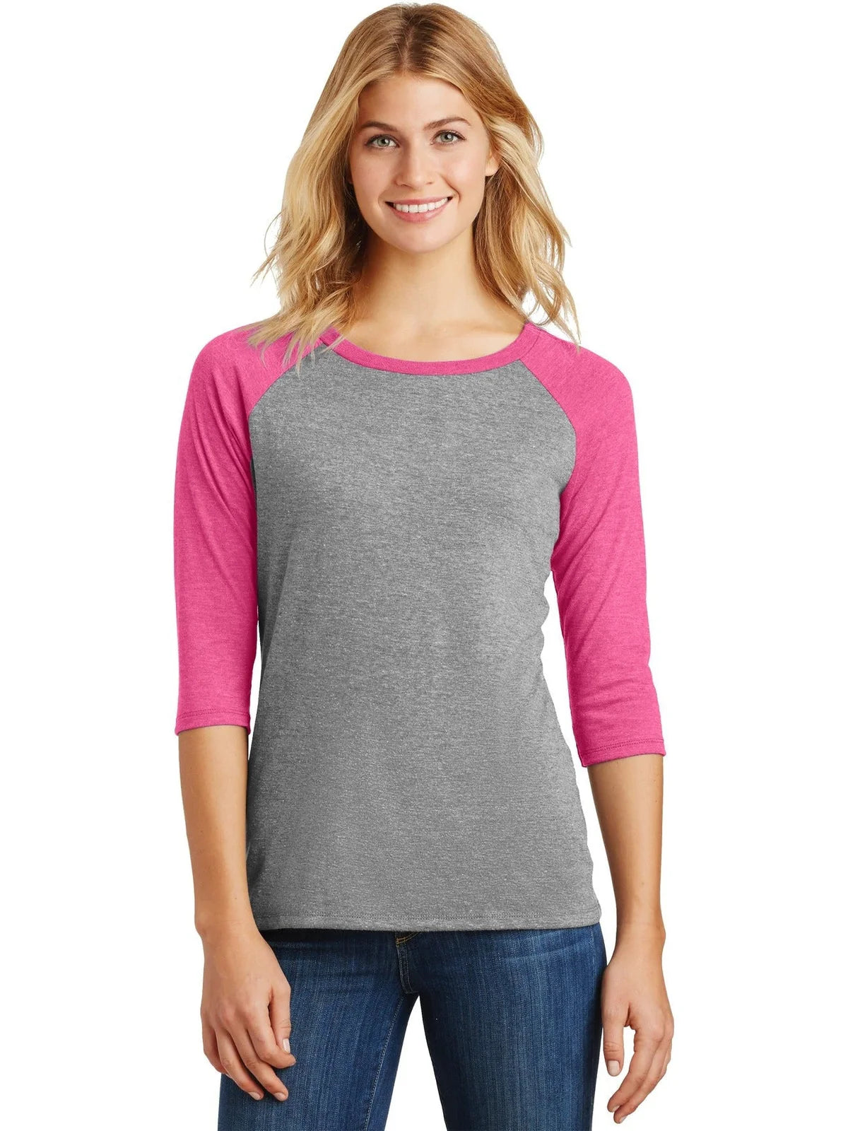 District Women’s Perfect Tri 3/4-Sleeve Raglan
