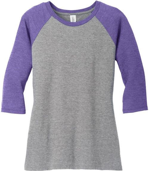 District Women’s Perfect Tri 3/4-Sleeve Raglan