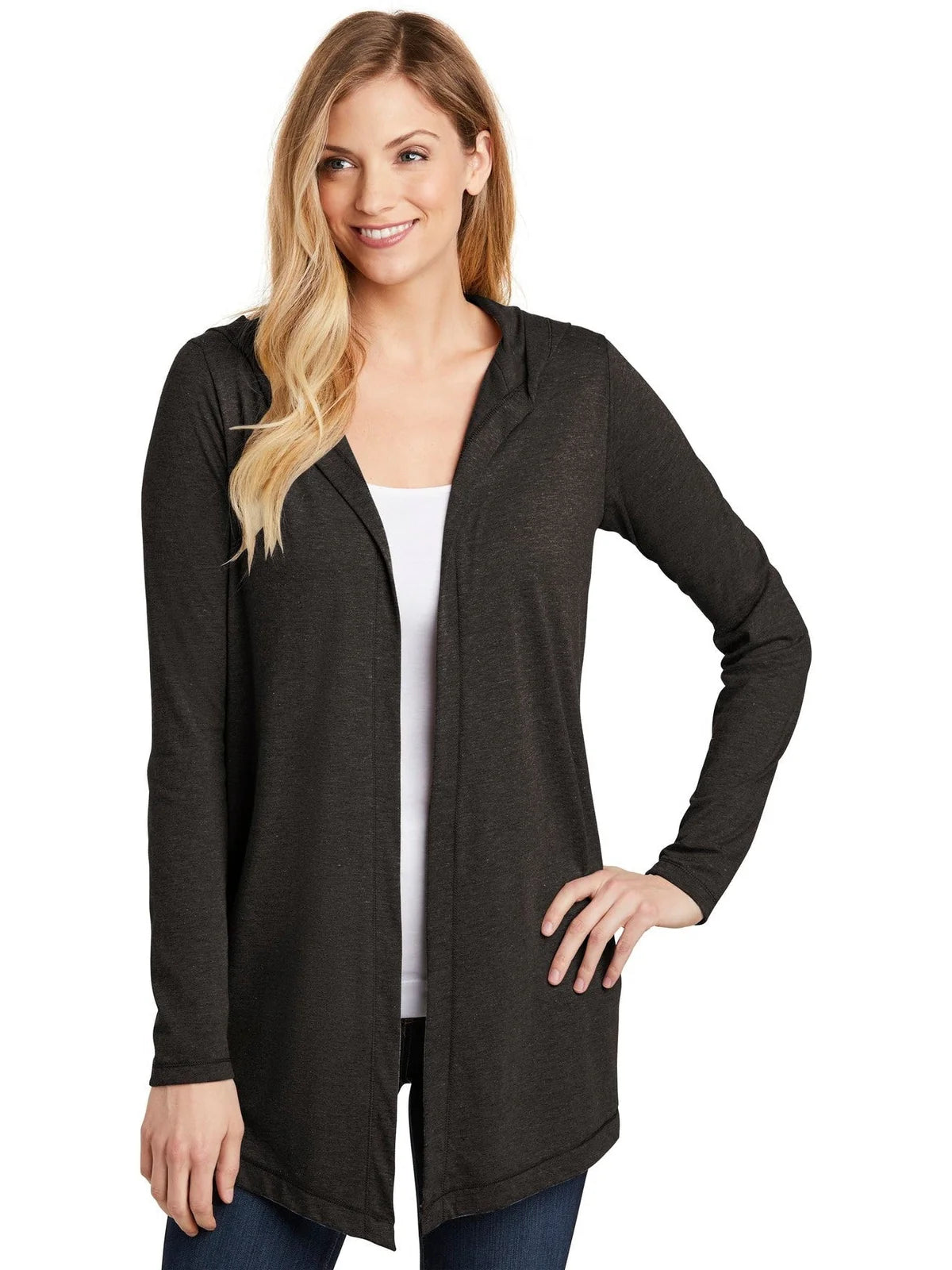 District Womenās Perfect Tri Hooded Cardigan