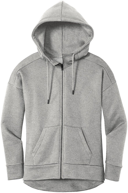 District Women’s Perfect Weight Fleece Drop Shoulder Full-Zip Hoodie