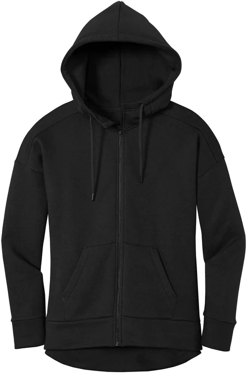 District Women’s Perfect Weight Fleece Drop Shoulder Full-Zip Hoodie