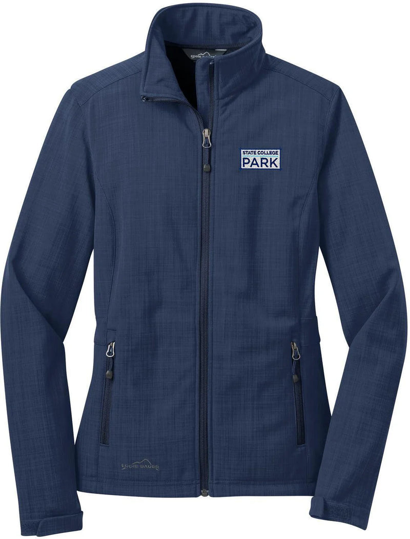 Eddie Bauer Ladies Shaded Crosshatch Soft Shell Jacket