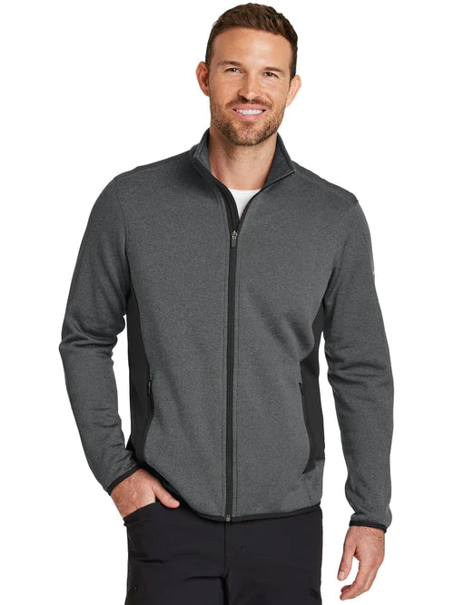 Eddie Bauer Full-Zip Heather Stretch Fleece Jacket