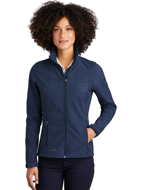 Eddie Bauer Ladies Shaded Crosshatch Soft Shell Jacket