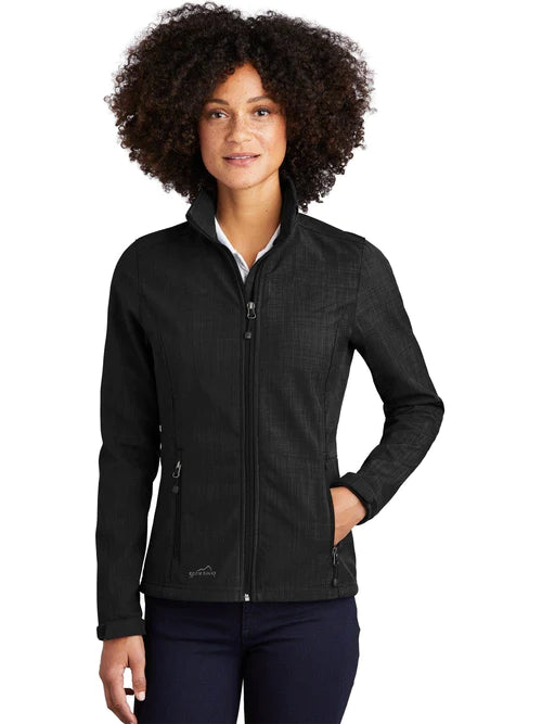 Eddie Bauer Ladies Shaded Crosshatch Soft Shell Jacket