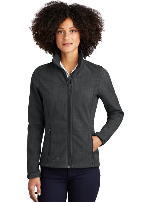 Eddie Bauer Ladies Shaded Crosshatch Soft Shell Jacket
