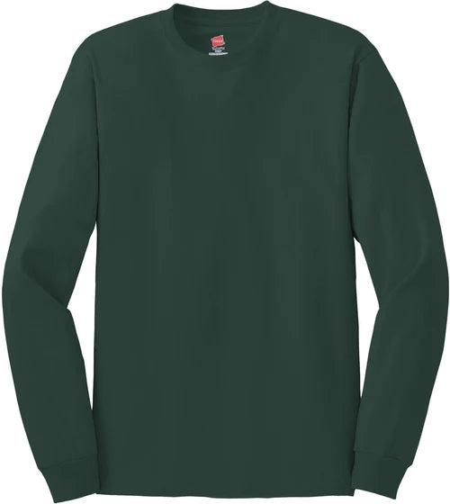 Hanes Authentic 100% Cotton Long Sleeve T-Shirt