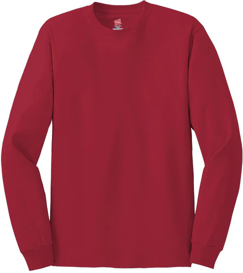 Hanes Authentic 100% Cotton Long Sleeve T-Shirt