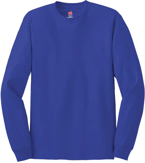 Hanes Authentic 100% Cotton Long Sleeve T-Shirt