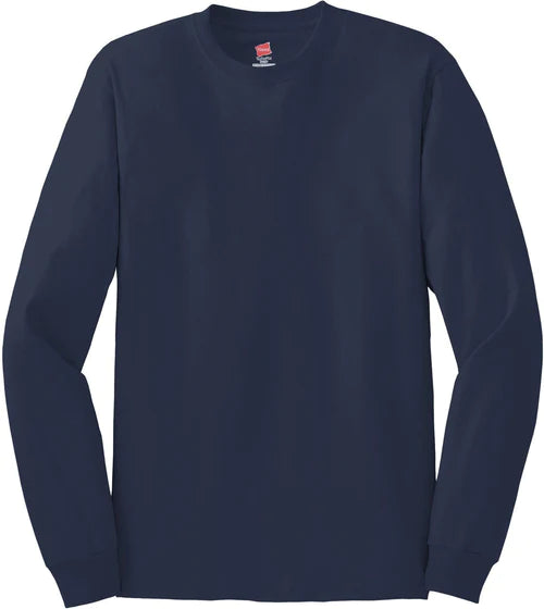 Hanes Authentic 100% Cotton Long Sleeve T-Shirt