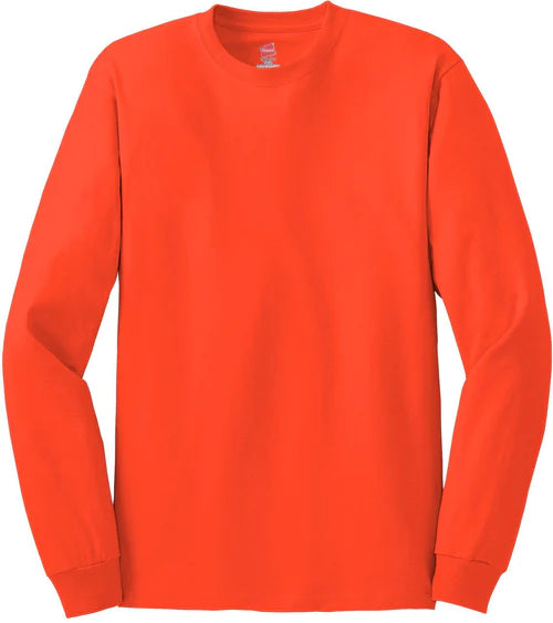 Hanes Authentic 100% Cotton Long Sleeve T-Shirt