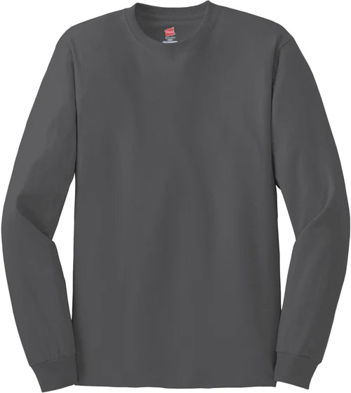 Hanes Authentic 100% Cotton Long Sleeve T-Shirt