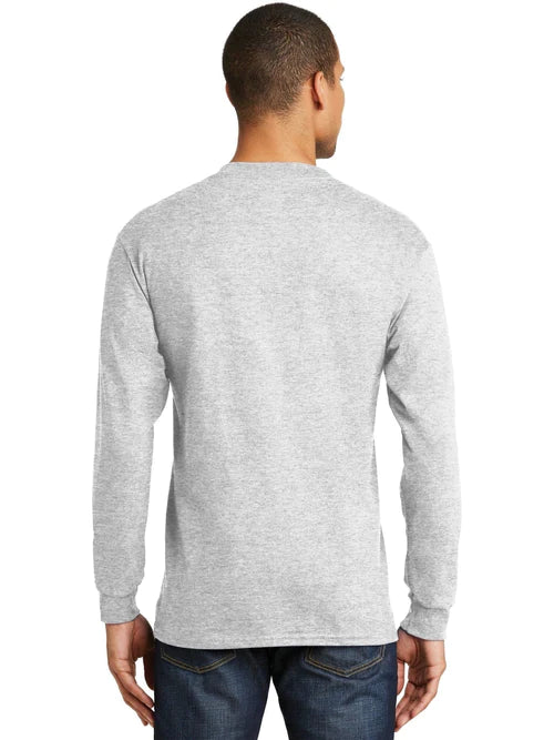 Hanes Beefy-T 100% Cotton Long Sleeve T-Shirt