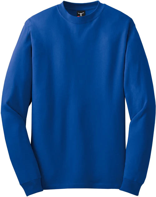 Hanes Beefy-T 100% Cotton Long Sleeve T-Shirt