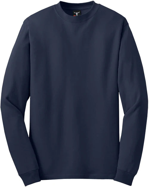 Hanes Beefy-T 100% Cotton Long Sleeve T-Shirt