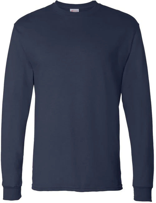 Hanes Essential T 100% Cotton Long Sleeve T-Shirt