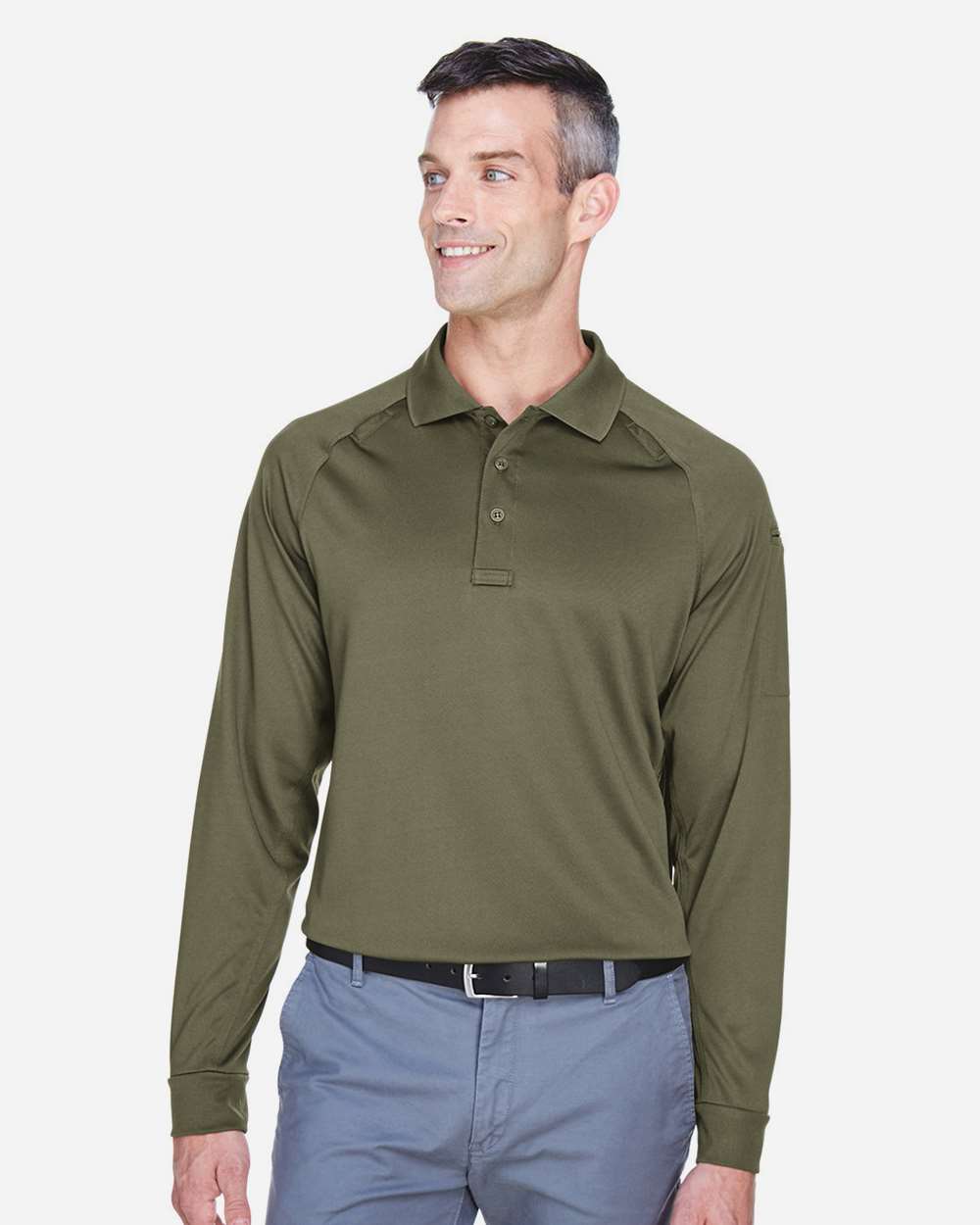 Harriton Advantage Long Sleeve Tactical Polo
