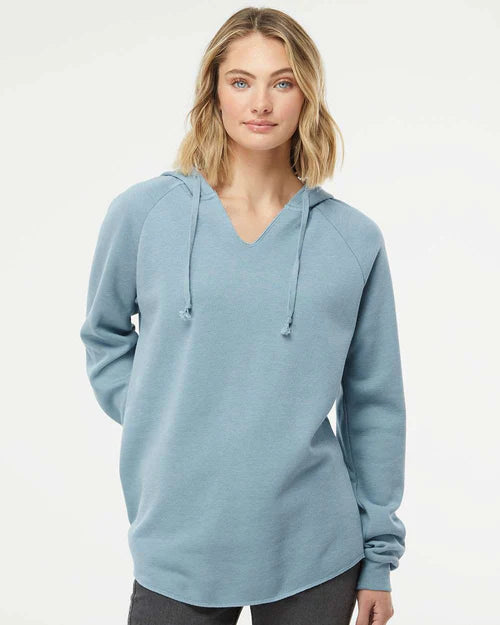 Independent Trading Co. Ladies Lightweight Hooded Sweatshirt