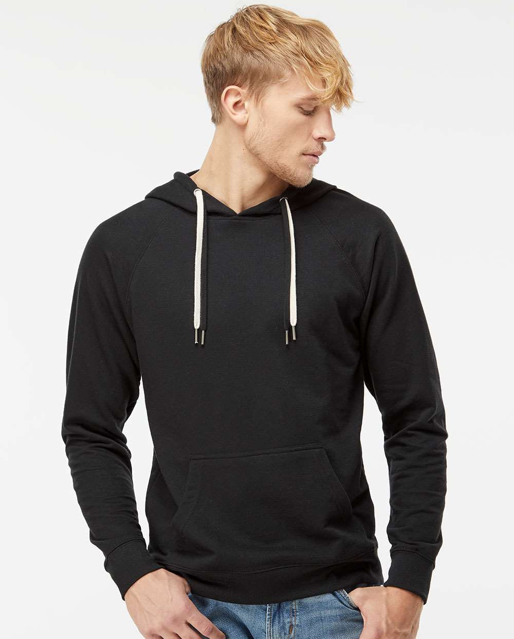Independent Trading Co. Unisex Icon Lightweight Loopback Terry Hooded Sweatshirt