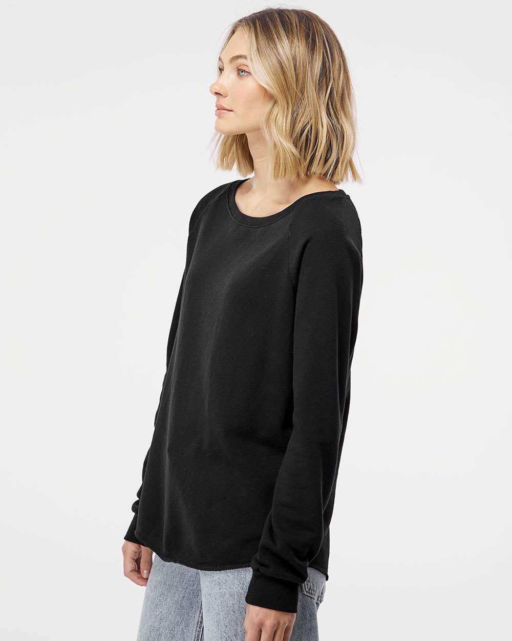 Independent Trading Co. Women's California Wave Wash Crewneck Sweatshirt