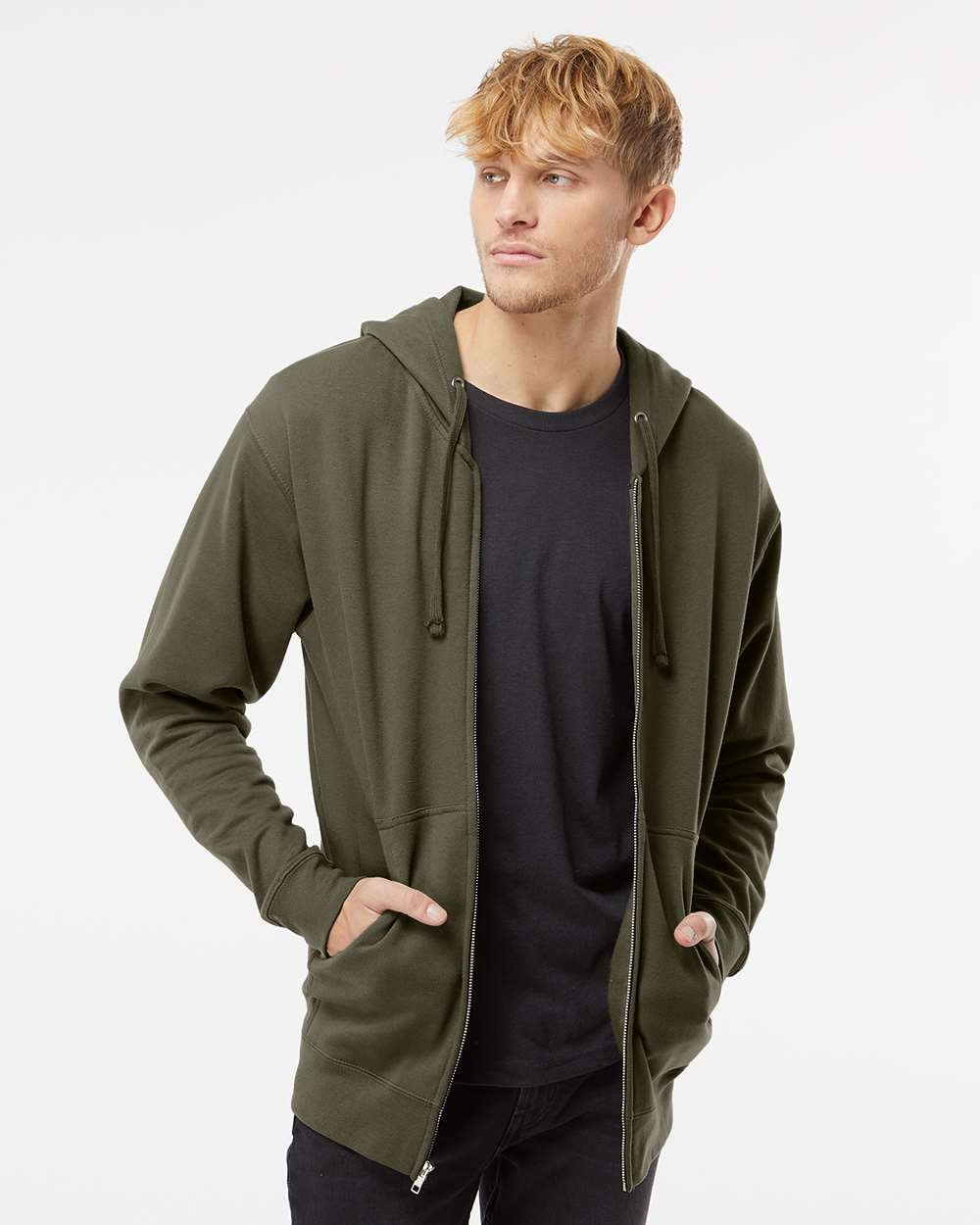Independent Trading Co. Unisex Midweight Full-Zip Hooded Sweatshirt