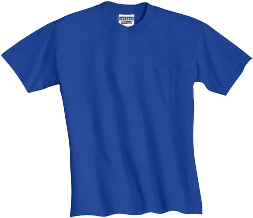 Jerzees Dri-Power 50/50 Cotton/Poly Pocket T-Shirt