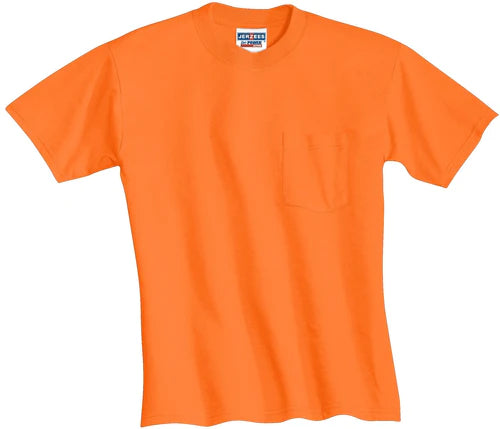 Jerzees Dri-Power 50/50 Cotton/Poly Pocket T-Shirt