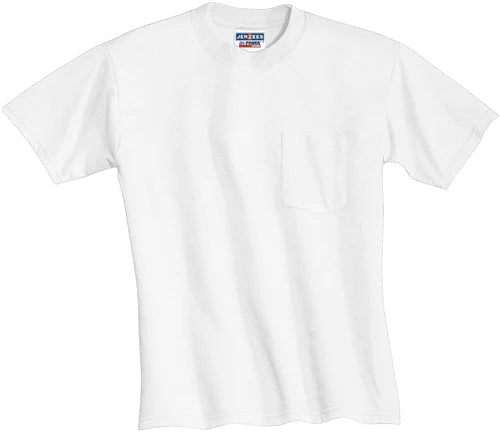 Jerzees Dri-Power 50/50 Cotton/Poly Pocket T-Shirt