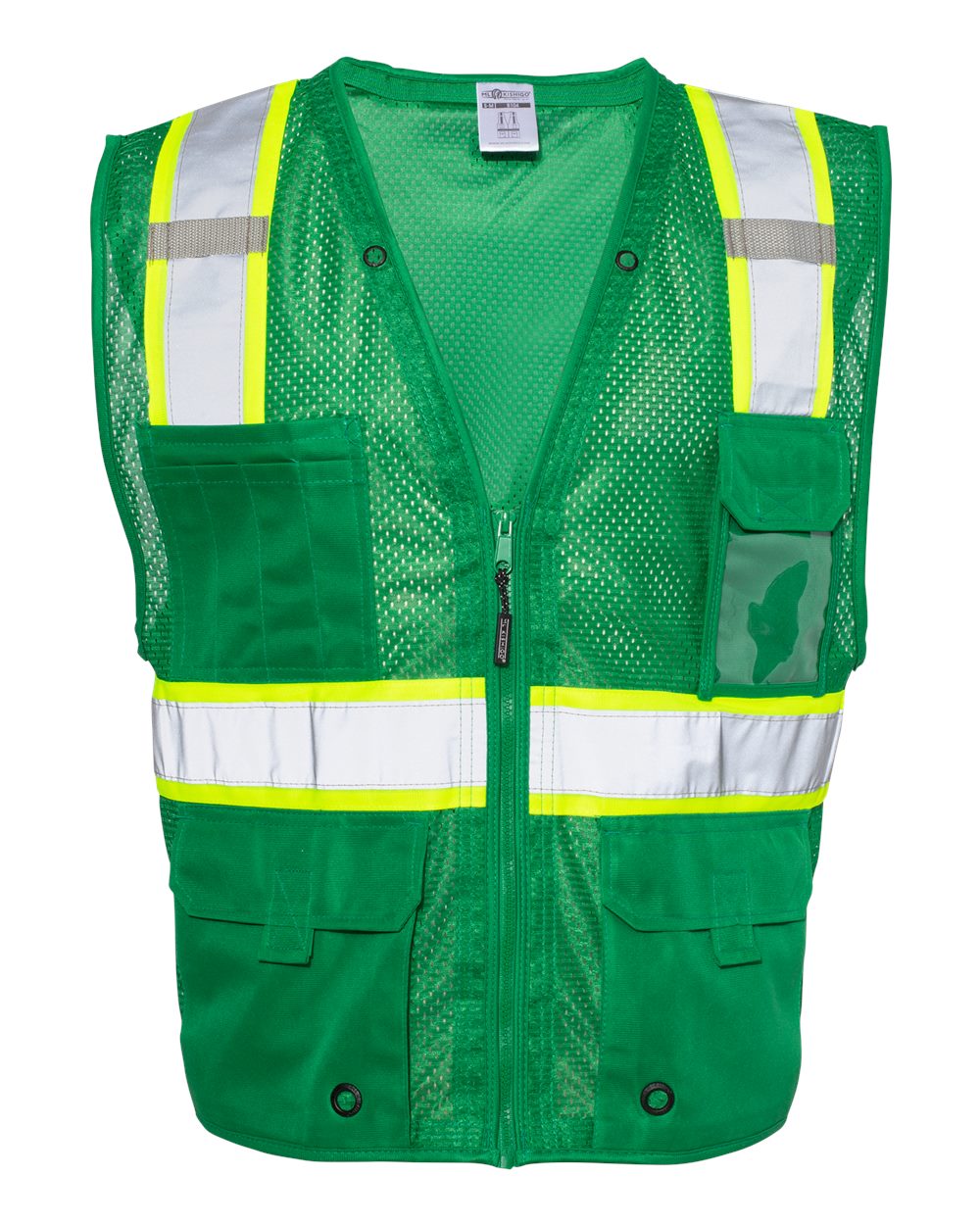 Kishigo Unisex EV Series Enhanced Visibility Multi-Pocket Mesh Vest