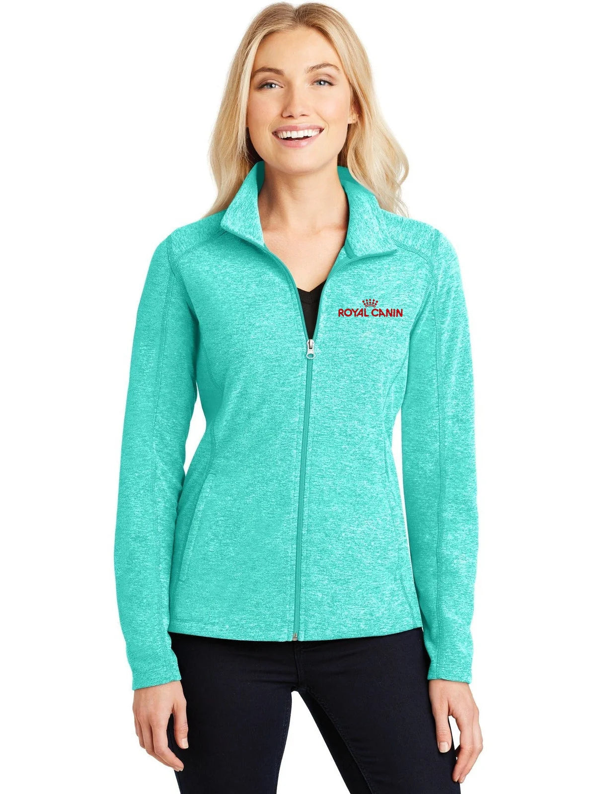 Port Authority Women's Heather Microfleece Full-Zip Jacket