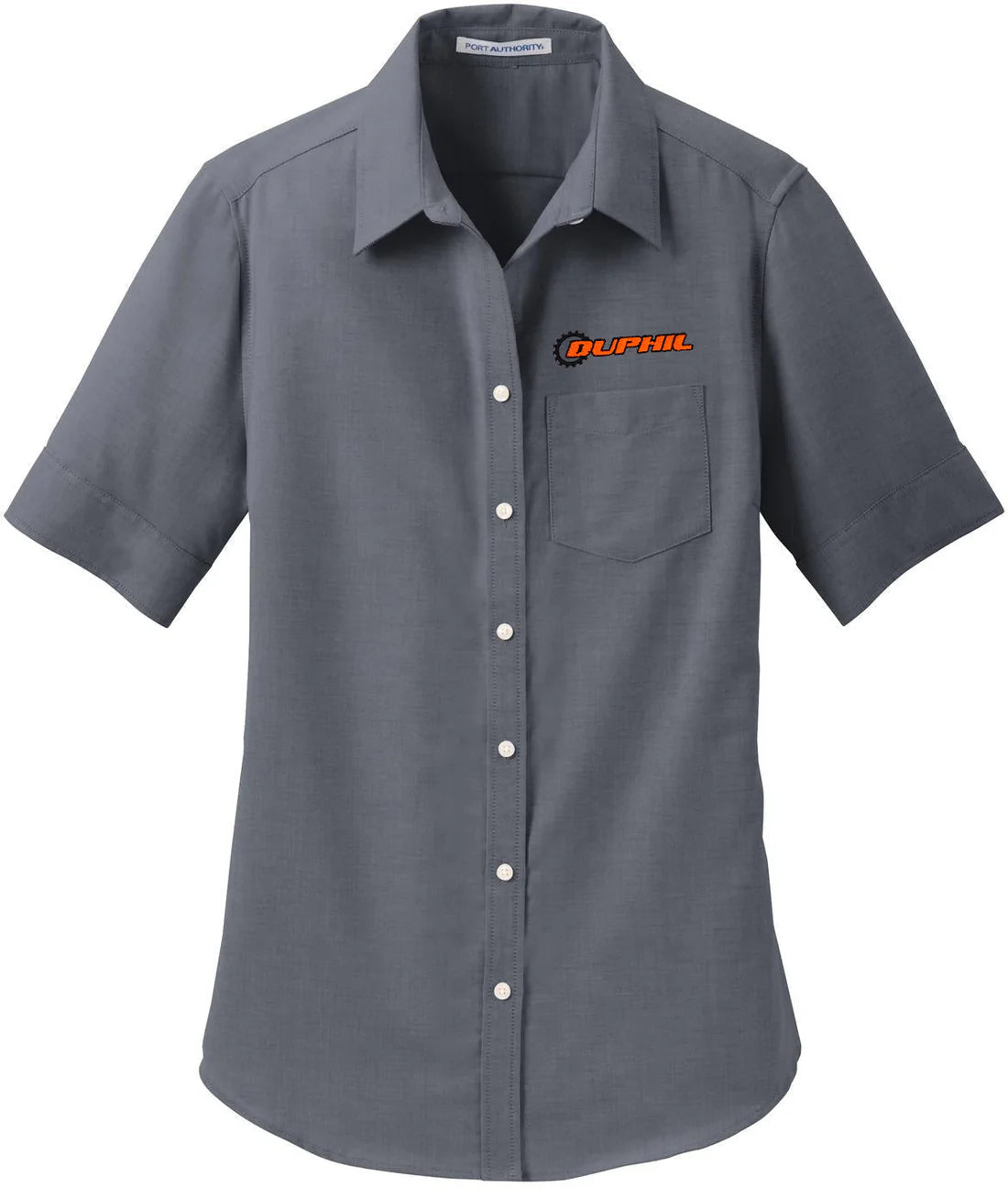Port Authority Ladies Short Sleeve SuperPro Oxford Shirt