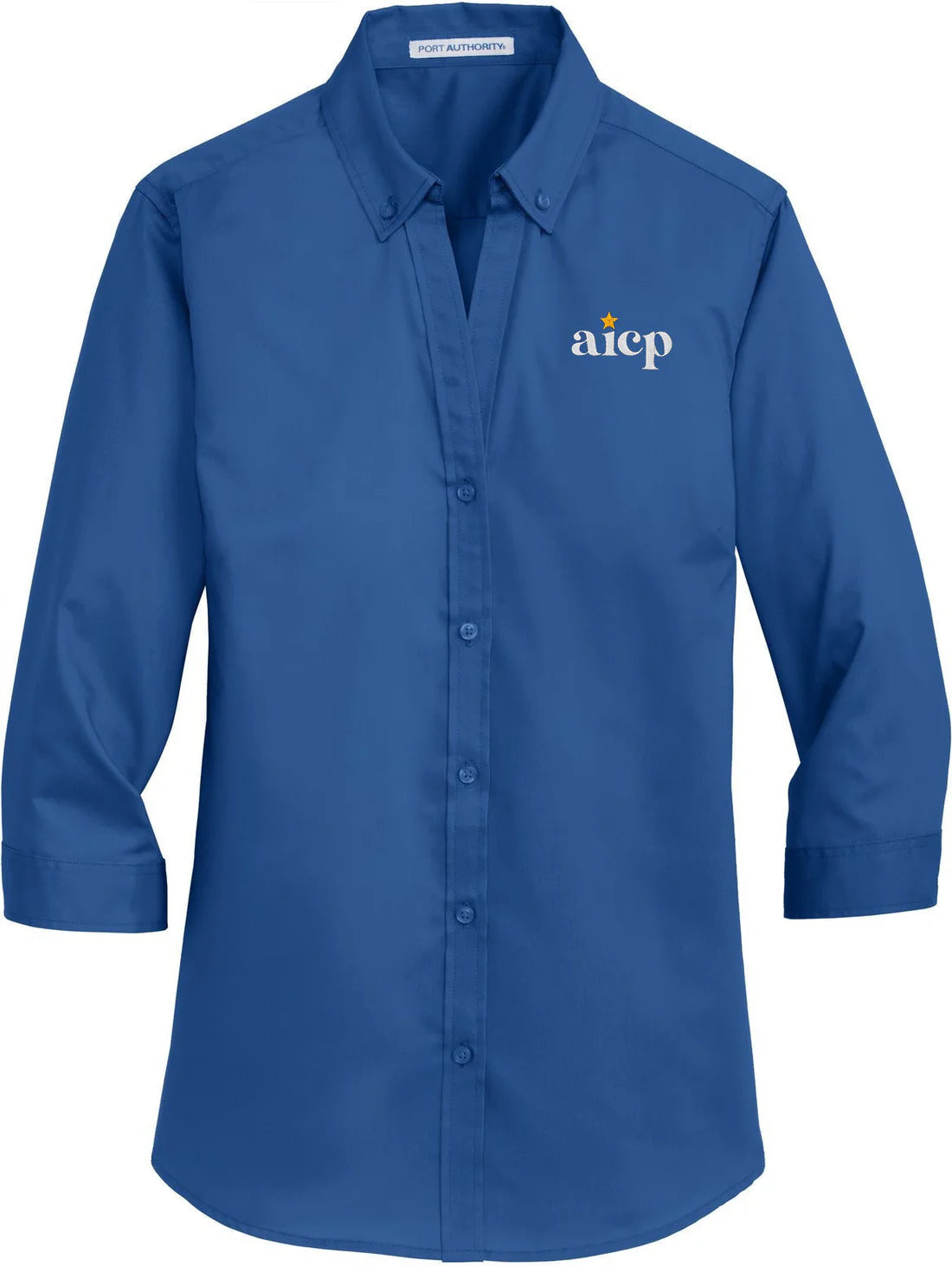 Port Authority Ladies 3/4-Sleeve SuperPro Twill Shirt