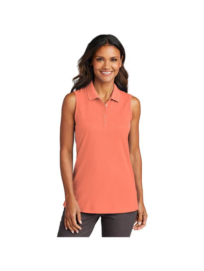 Port Authority Women's Dry Zone UV Micro-Mesh Sleeveless Polo