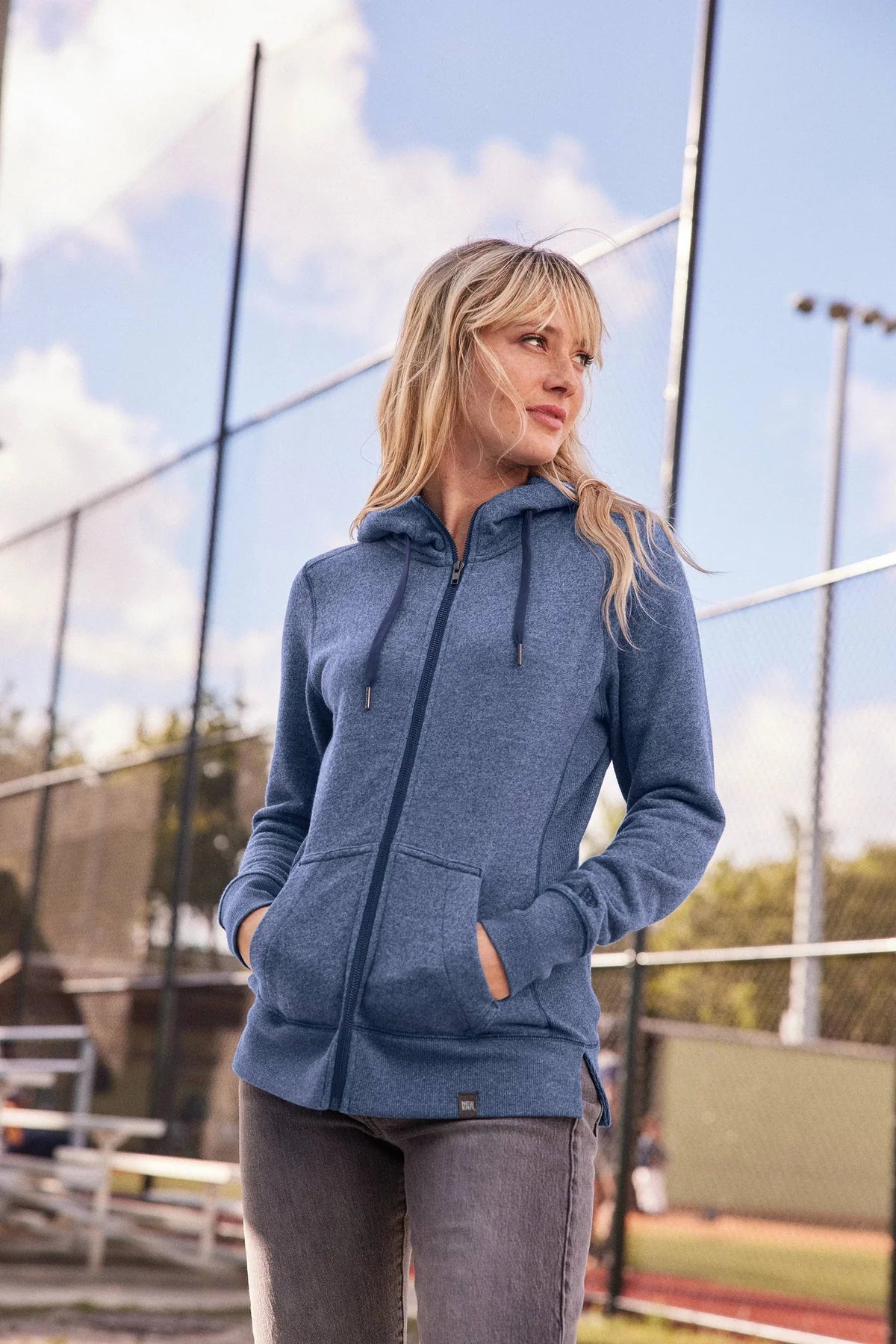 New Era Women's French Terry Full-Zip Hoodie