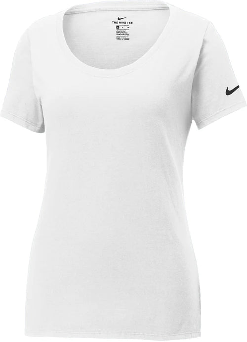 Nike Ladies Dri-FIT Cotton/Poly Scoop Neck Tee