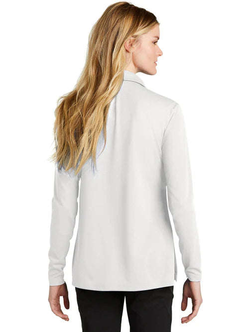 Nike Ladies Dri-FIT Micro Pique 2.0 Long Sleeve Polo